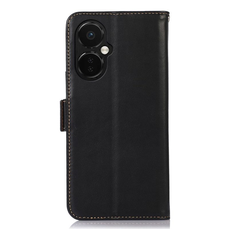 Folio Cover OnePlus Nord CE 3 Lite 5G Funzione Rfid In Vera Pelle