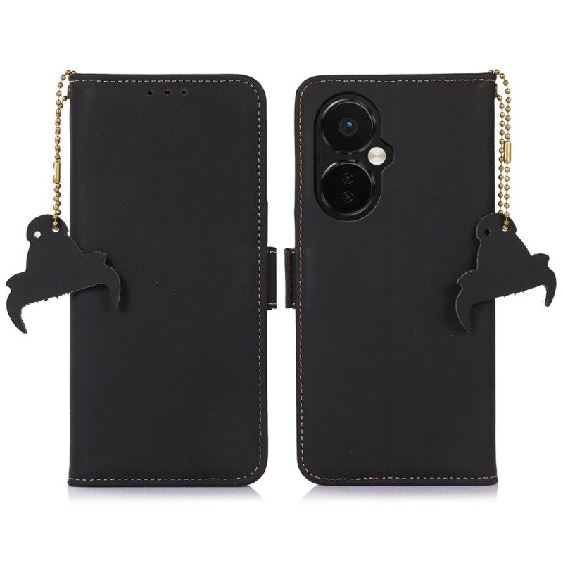 Folio Cover OnePlus Nord CE 3 Lite 5G Rfid In Vera Pelle