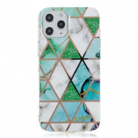 Cover iPhone 12 Pro Max Geometria Colorata In Marmo 2
