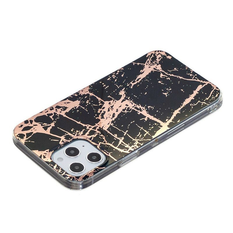Cover iPhone 12 Pro Max Geometria Colorata In Marmo 2