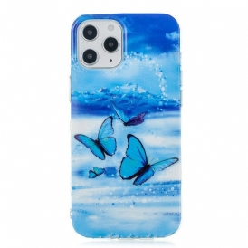 Cover iPhone 12 Pro Max Serie Di Farfalle Fluorescenti