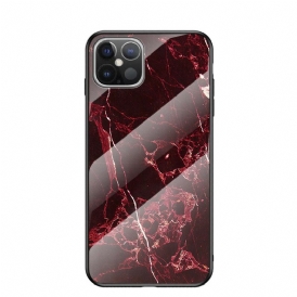 Cover iPhone 12 Pro Max Vetro Temperato Colori Marmo