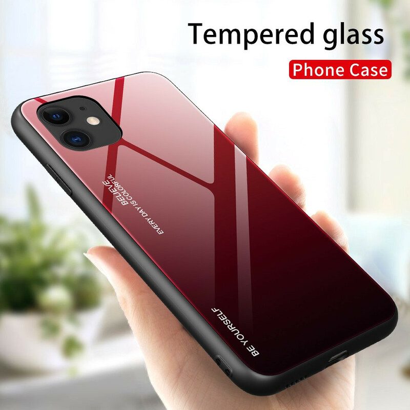 Cover iPhone 12 Pro Max Vetro Temperato Sii Te Stesso