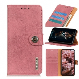 Custodia in pelle iPhone 12 Pro Max Similpelle Khazneh