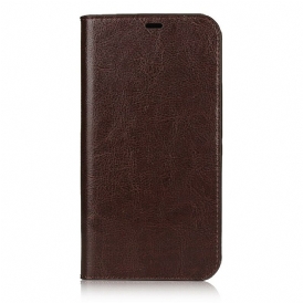 Folio Cover iPhone 12 Pro Max Custodia in pelle Pelle Vera
