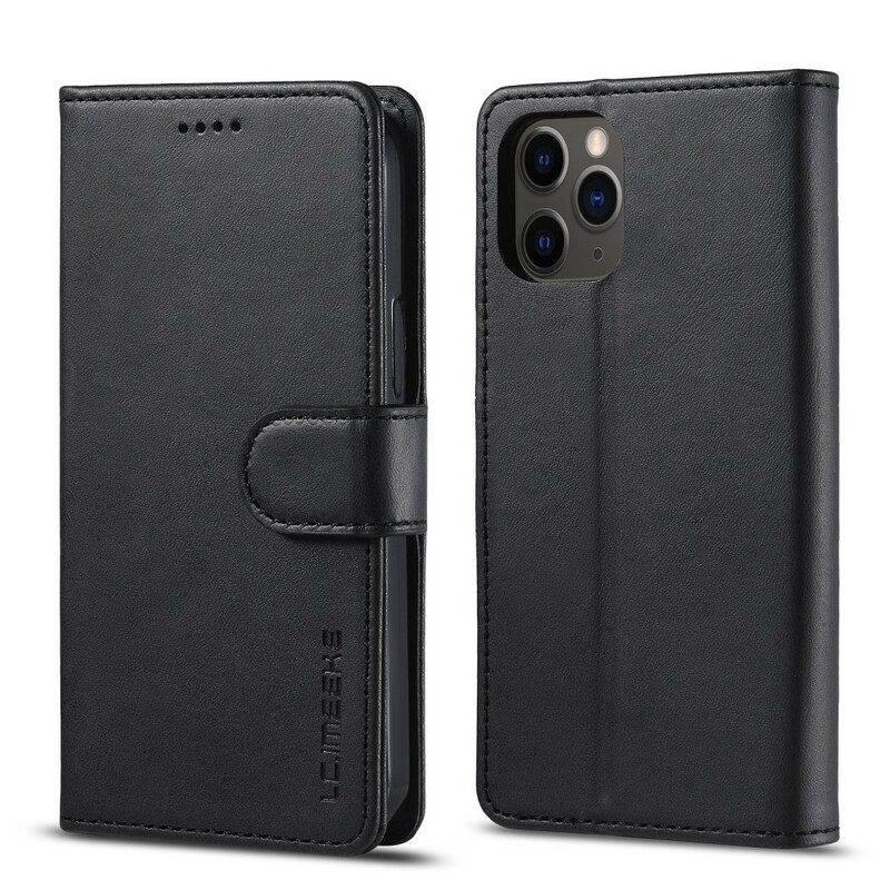 Folio Cover iPhone 12 Pro Max Lc.imeeke Effetto Pelle