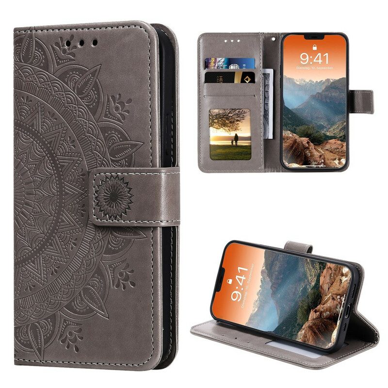 Folio Cover iPhone 12 Pro Max Mandala Del Sole