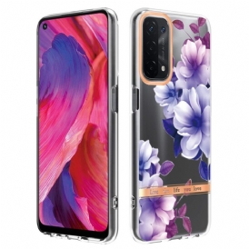 Cover Oppo A54 5G / A74 5G Floreale Senza Soluzione Di Continuità