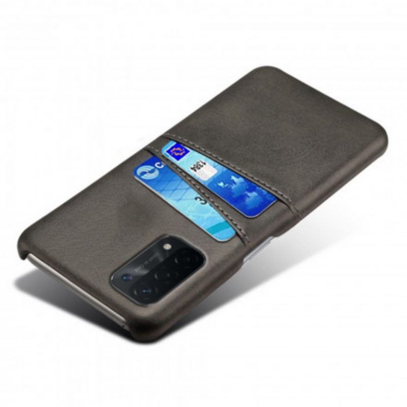 Cover Oppo A54 5G / A74 5G Titolare Della Carta Ksq