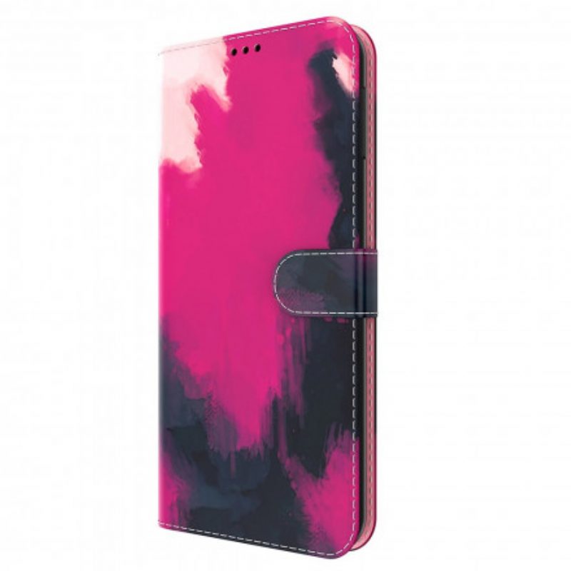 Custodia in pelle Oppo A54 5G / A74 5G Acquerello