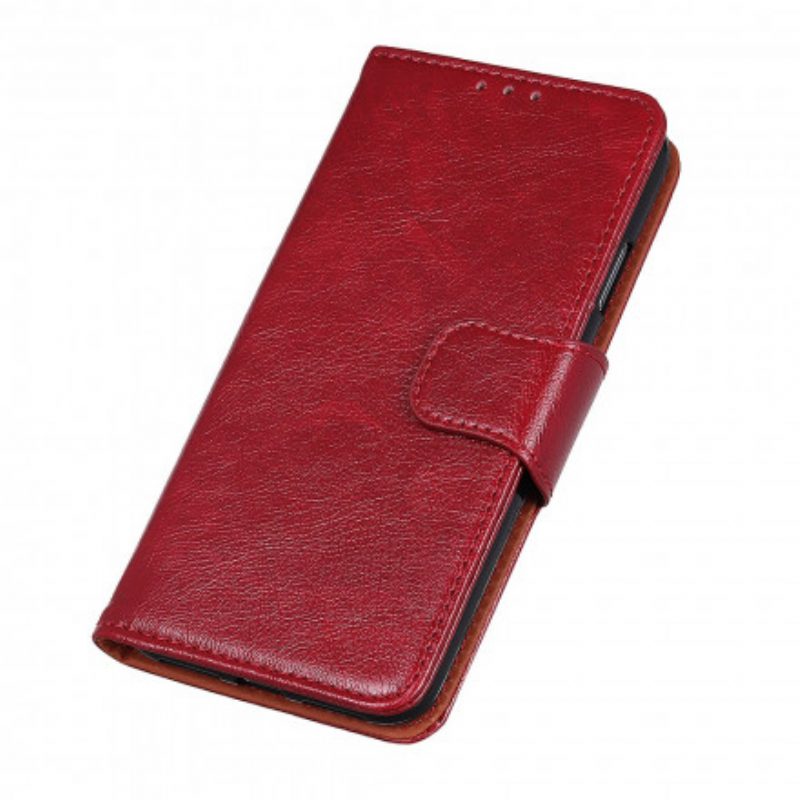 Custodia in pelle Oppo A54 5G / A74 5G Crosta Di Nappa
