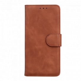 Custodia in pelle Oppo A54 5G / A74 5G Effetto Pelle Monocromatica