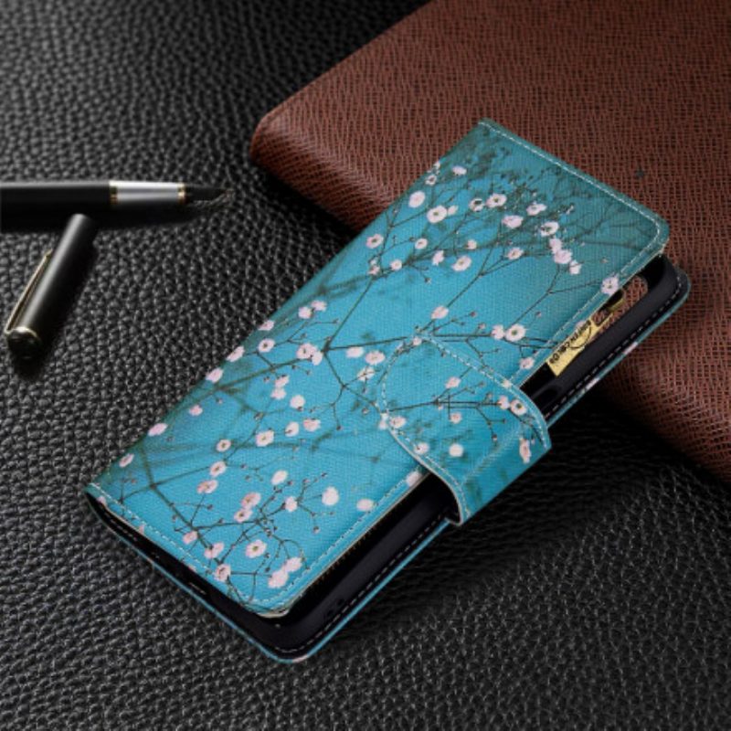 Custodia in pelle Oppo A54 5G / A74 5G Tasca Per Albero Con Cerniera
