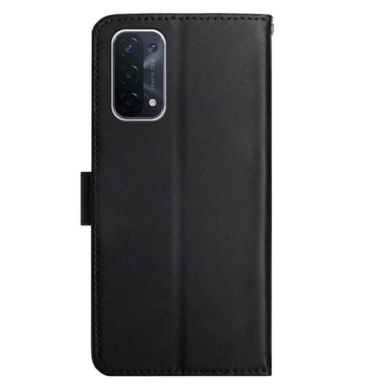 Custodia in pelle Oppo A54 5G / A74 5G Vera Pelle Nappa
