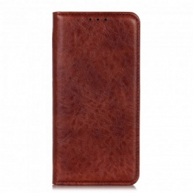 Folio Cover Oppo A54 5G / A74 5G Custodia in pelle Struttura In Pelle Spaccata