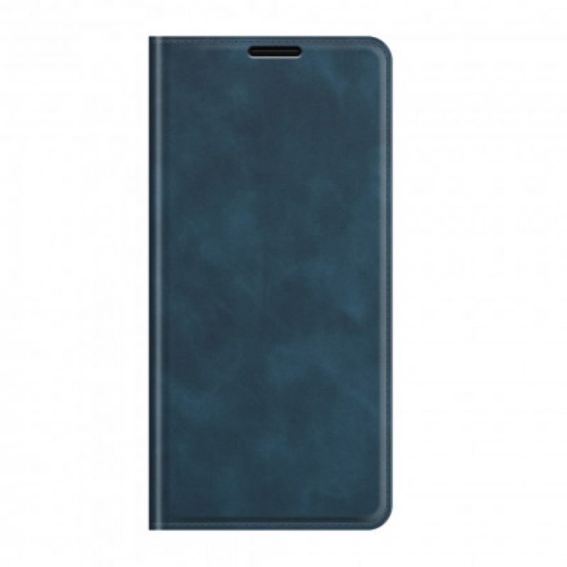 Folio Cover Oppo A54 5G / A74 5G Custodia in pelle Tocco Di Pelle