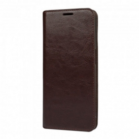 Folio Cover Oppo A54 5G / A74 5G Custodia in pelle Pelle Vera