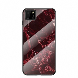 Cover Huawei Y5p Colori Marmo Vetro Temperato