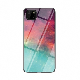 Cover Huawei Y5p Vetro Temperato Di Colori Premium