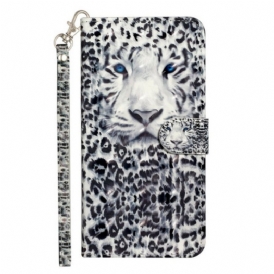 Custodia in pelle Huawei Y5p Faretti Tiger Light Strap