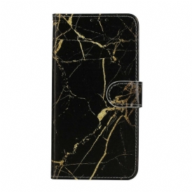 Custodia in pelle Huawei Y5p Marmo