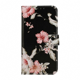 Custodia in pelle Huawei Y5p Miriadi Di Fiori
