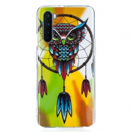 Cover OnePlus Nord Acchiappasogni Gufo Fluorescente
