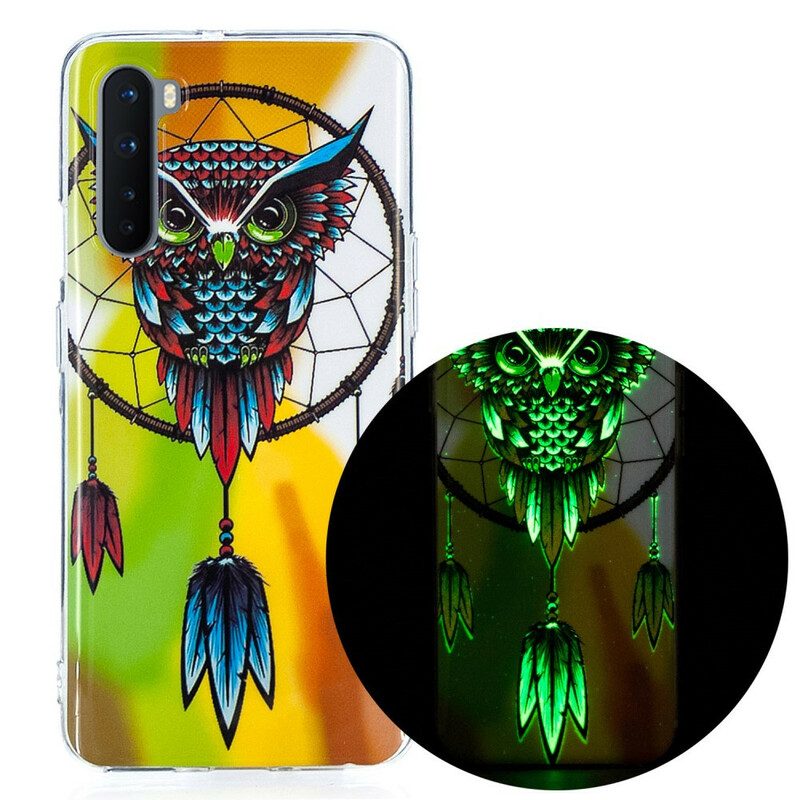 Cover OnePlus Nord Acchiappasogni Gufo Fluorescente
