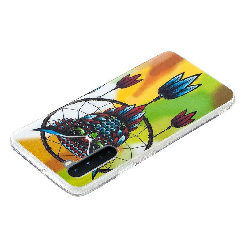 Cover OnePlus Nord Acchiappasogni Gufo Fluorescente