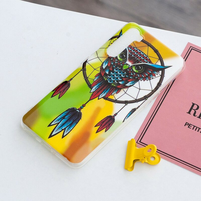 Cover OnePlus Nord Acchiappasogni Gufo Fluorescente