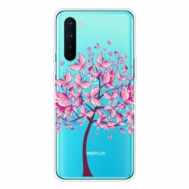Cover OnePlus Nord Albero Farfalla Trasparente