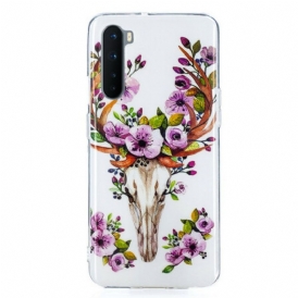 Cover OnePlus Nord Alce Floreale Fluorescente