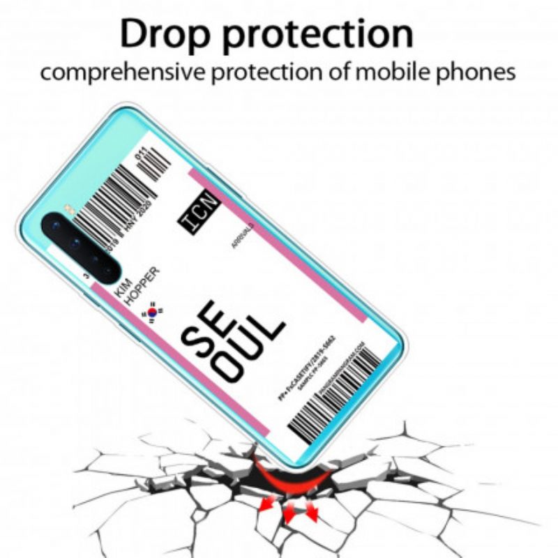 Cover OnePlus Nord Carta D'imbarco Di Seul