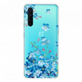 Cover OnePlus Nord Fiori Blu