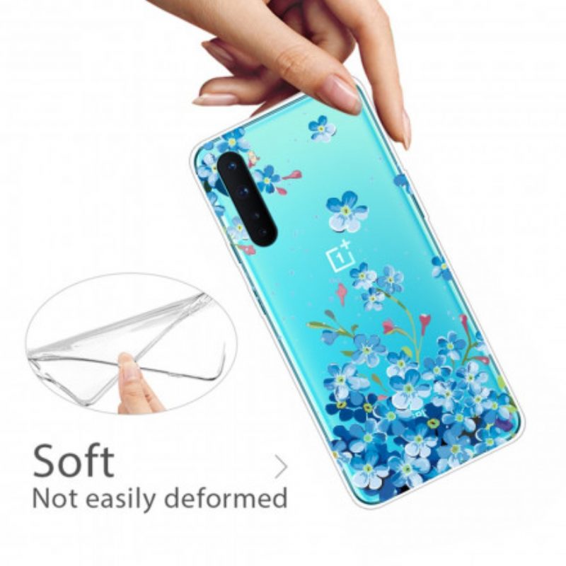 Cover OnePlus Nord Fiori Blu