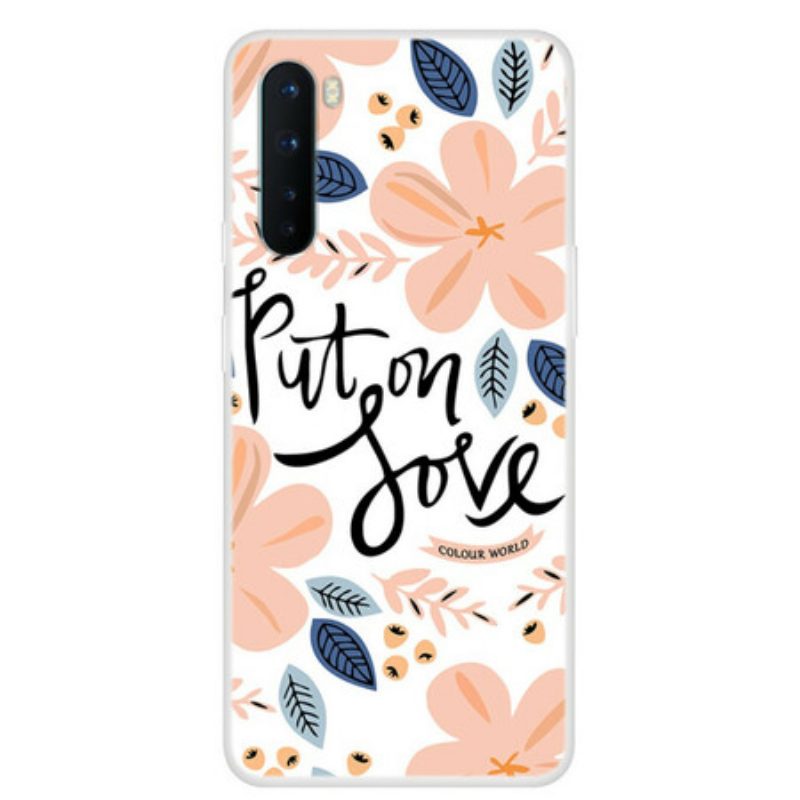 Cover OnePlus Nord Indossa Amore