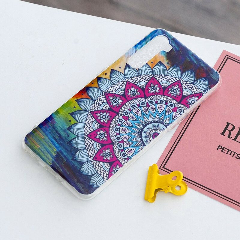 Cover OnePlus Nord Mandala Colorato Fluorescente
