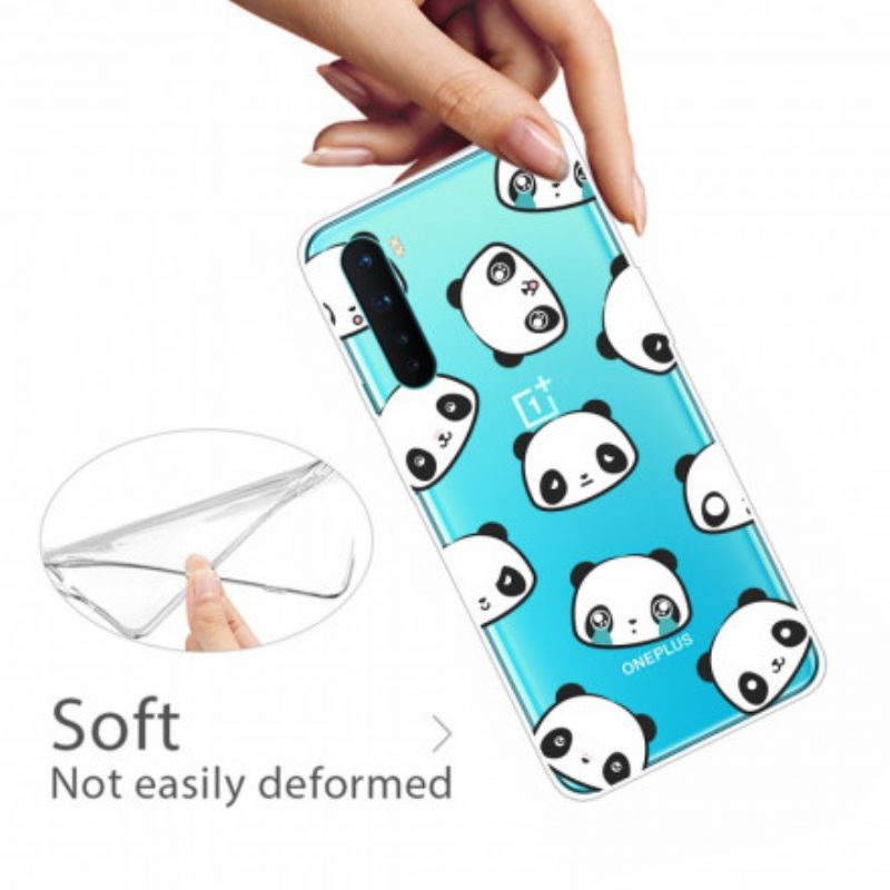 Cover OnePlus Nord Panda Sentimentali