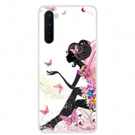 Cover OnePlus Nord Signora Farfalla