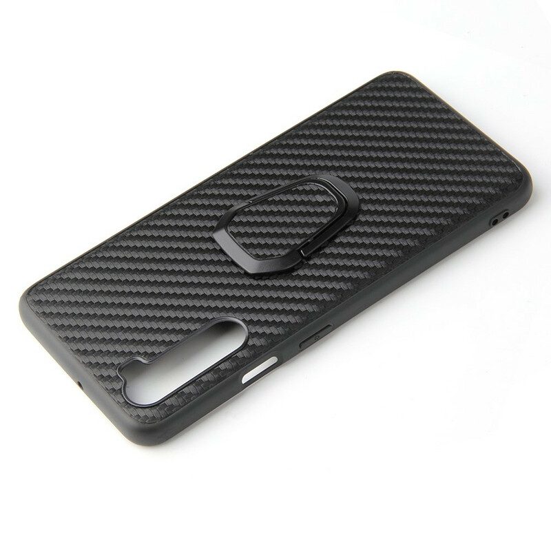 Cover OnePlus Nord Supporto Anello In Fibra Di Carbonio