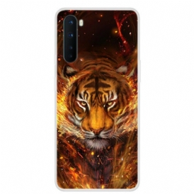 Cover OnePlus Nord Tigre Di Fuoco