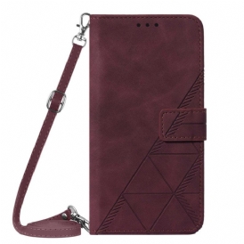 Custodia in pelle OnePlus Nord Effetto Pelle Con Tracolla