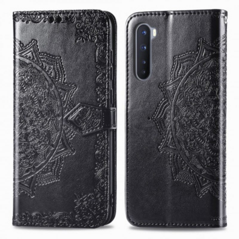 Custodia in pelle OnePlus Nord Mandala Medioevo