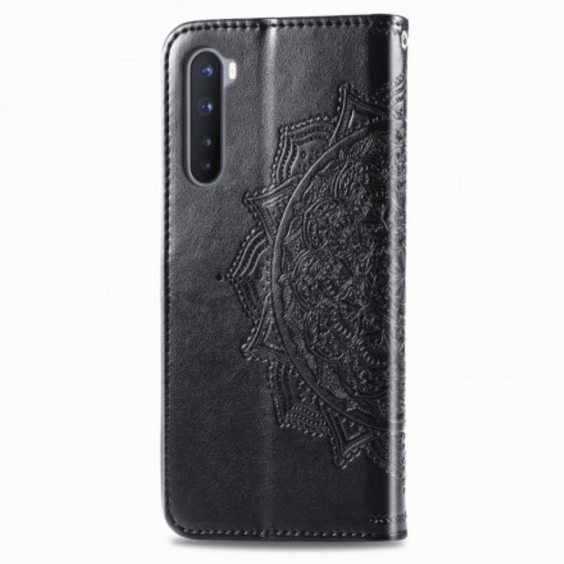Custodia in pelle OnePlus Nord Mandala Medioevo