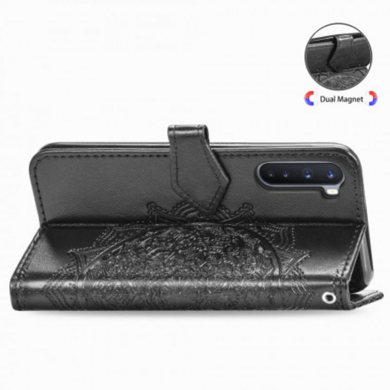 Custodia in pelle OnePlus Nord Mandala Medioevo