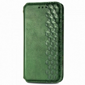 Folio Cover OnePlus Nord Custodia in pelle Texture Diamante Effetto Pelle
