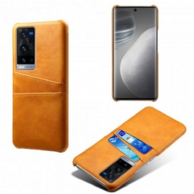 Cover Vivo X60 Pro Plus Portacarte Doppio Ksq