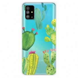 Cover Samsung Galaxy S20 Cactus Dell'acquerello