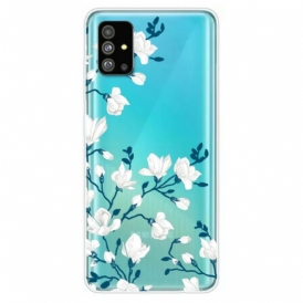 Cover Samsung Galaxy S20 Fiori Bianchi