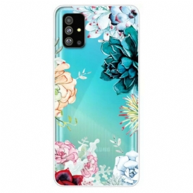 Cover Samsung Galaxy S20 Fiori Dell'acquerello Senza Soluzione Di Continuità